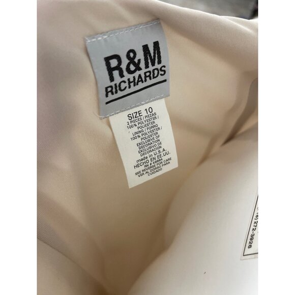 R&M Richards Women's Formal Cream Sequin Dress with Jacket Mother of the Bride 2 - Picture 13 of 13